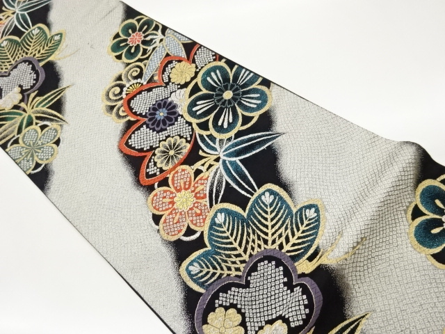 JAPANESE FUKURO OBI / WOVEN SHOCHIKUBAI